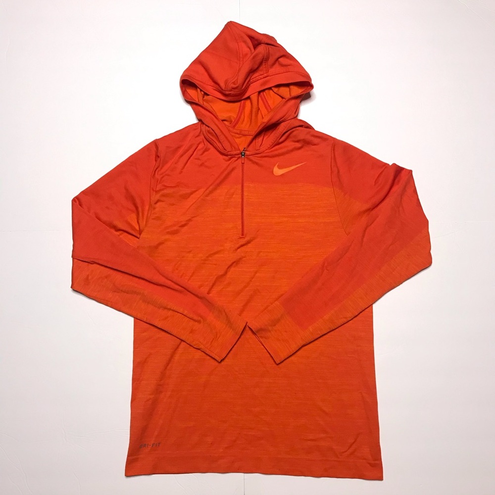 Nike Dri-Fit Orange Training Hoodie
